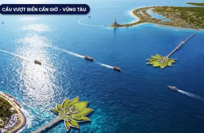 Cầu vượt biển Cần Giờ - Vũng Tàu: Cú hích kết nối cho Vinhomes Green Paradise