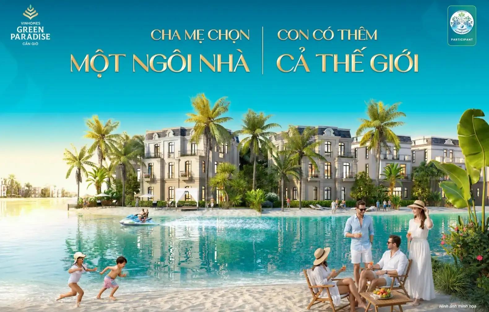 Vinhomes Green Paradise: Khi Cha Mẹ Chọn Một Ngôi Nhà, Con Có Thêm Cả Thế Giới