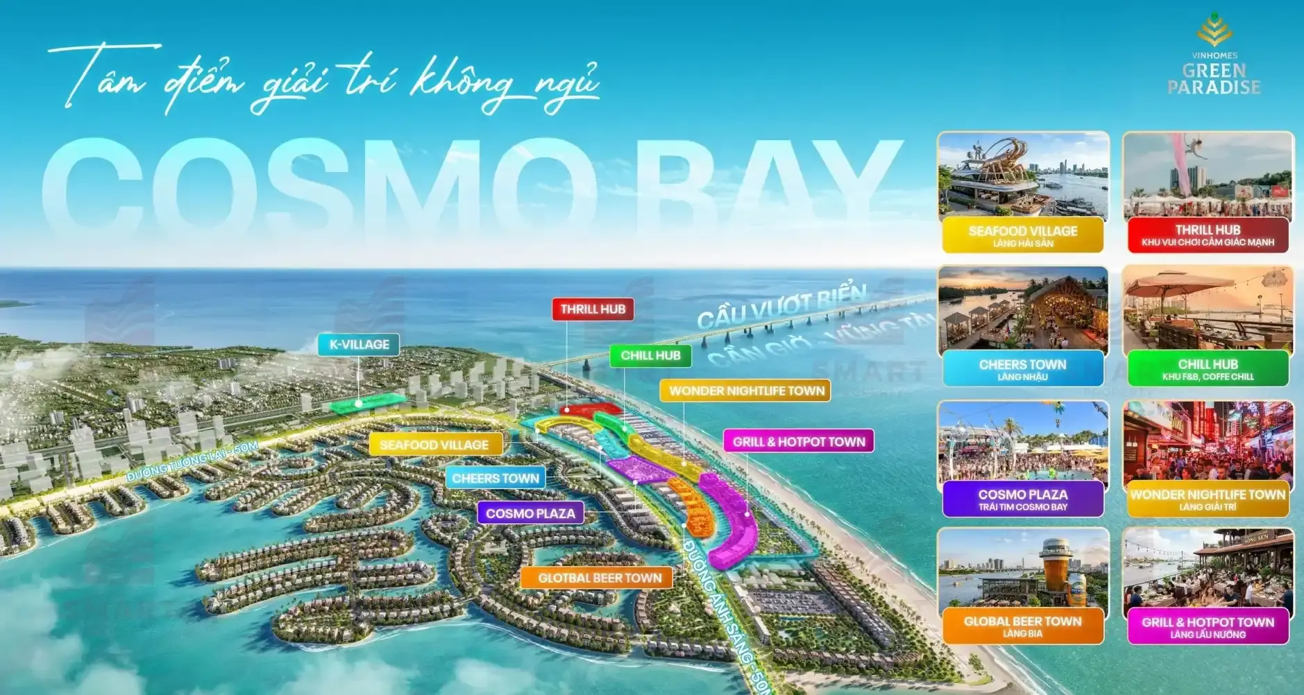 cosmo bay tam diem giai tri khong ngu