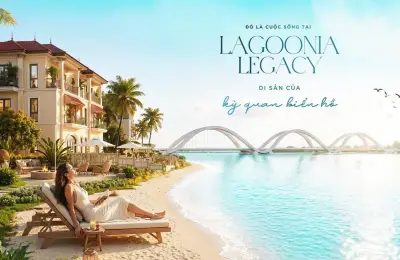 Biệt thự song lập VT41-24 Vịnh Tiên Vinhomes Green Paradise, Bờ mặt nước bãi biển riêng sau nhà rộng 50m, liền kề Sân Golf
