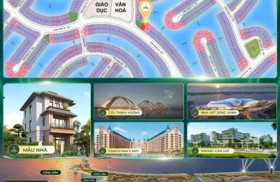 Biệt thự đơn lập VN59-65 Vịnh Ngọc Vinhomes Green Paradise Cần Giờ. View 3 mặt thoáng