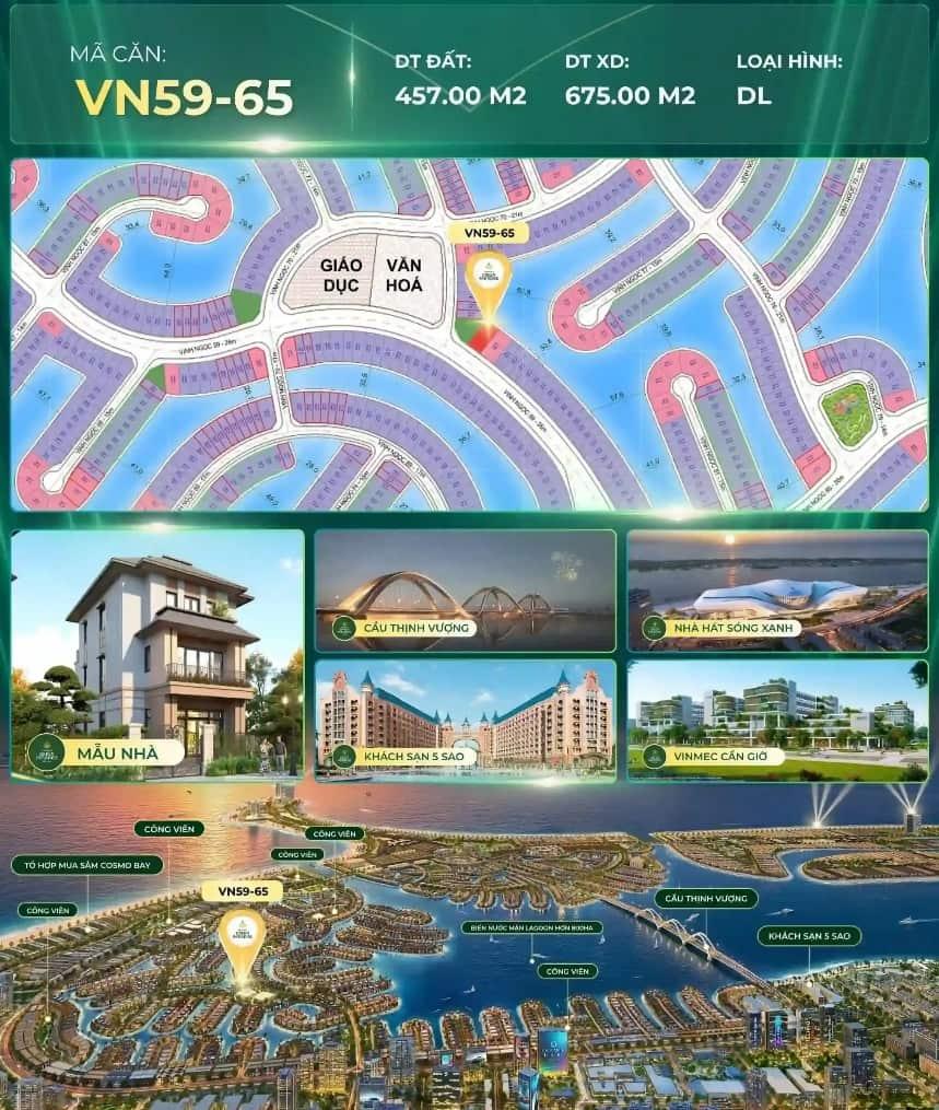 thong tin biet thu don lap vn59-65