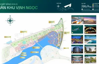 Nhà liền kề TĐX-240 mặt tiền Biển, phân khu Vịnh Ngọc Vinhomes Green Paradise