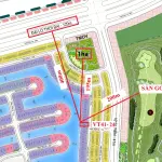 Biệt thự song lập VT41-24 Vịnh Tiên Vinhomes Green Paradise, Bờ mặt nước bãi biển riêng sau nhà rộng 50m, liền kề Sân Golf